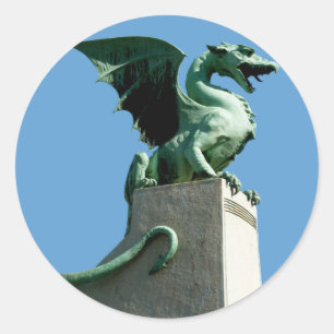 Ljubljana Dragon Ronde Sticker