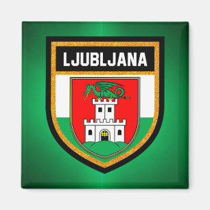 Ljubljana Flag Magneet