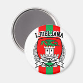 Ljubljana Magneet (Voorkant / Achterkant)