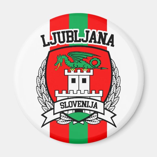 Ljubljana Magneet (Voorkant)