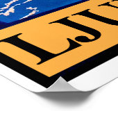 Ljubljana Poster (Hoek)