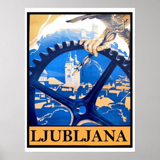 Ljubljana Poster (Voorkant)