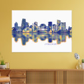 Ljubljana Skyline Canvas Afdruk (Insitu (Woonkamer))