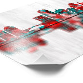 Ljubljana Skyline Foto Afdruk (Hoek)