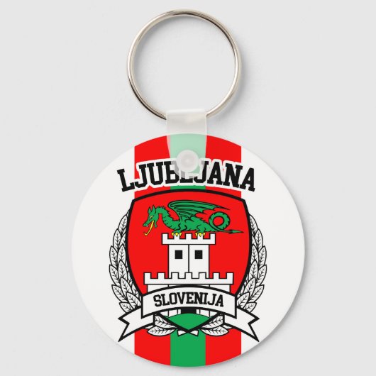 Ljubljana Sleutelhanger (Voorkant)