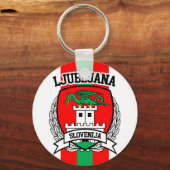 Ljubljana Sleutelhanger (Voorkant)