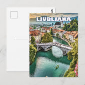 Ljubljana, Sloveens juweel Briefkaart (Voorkant / Achterkant)