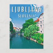 Ljubljana, Sloveense parel Briefkaart (Voorkant)