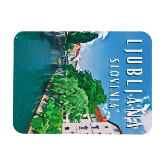 Ljubljana, Sloveense parel Magneet (Horizontaal)