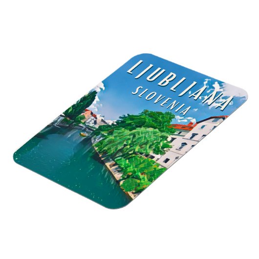 Ljubljana, Sloveense parel Magneet (Linkerzijde)
