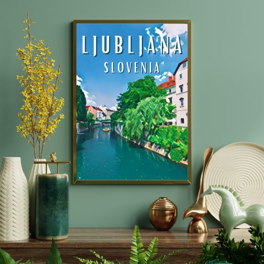 Ljubljana, Sloveense parel Poster