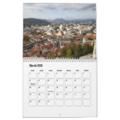 Ljubljana-Slovenia Calendar Kalender (Mar 2026)