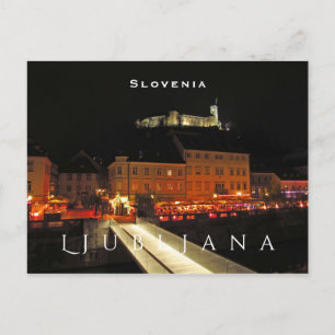 Ljubljana, Slovenië Briefkaart