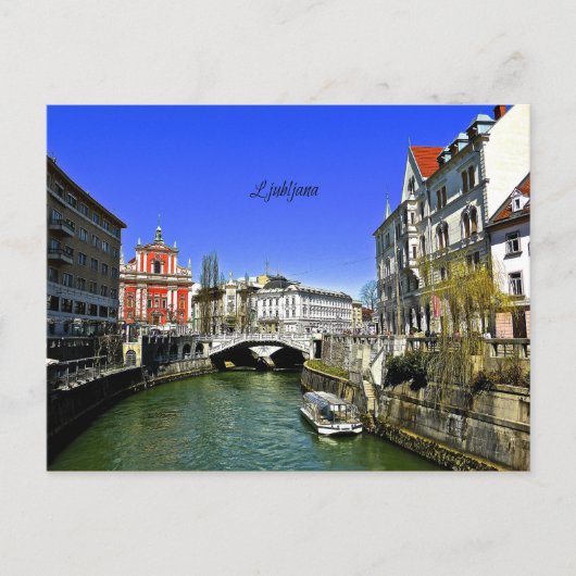 Ljubljana, Slovenië Briefkaart (Voorkant)
