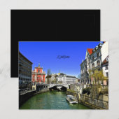 Ljubljana Slovenië Briefkaart (Voorkant / Achterkant)