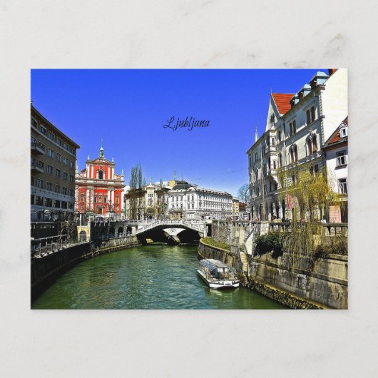 Ljubljana Slovenië Briefkaart (Voorkant)