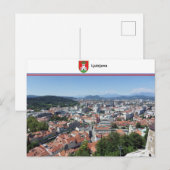 Ljubljana - Slovenië Briefkaart (Voorkant / Achterkant)