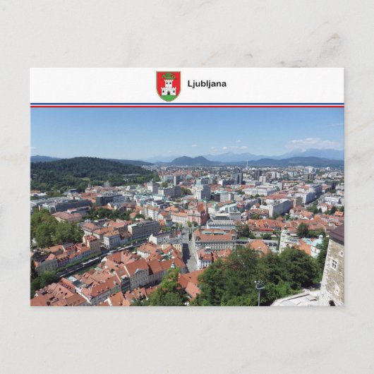 Ljubljana - Slovenië Briefkaart (Voorkant)