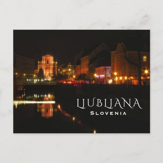 Ljubljana, Slovenië Briefkaart (Voorkant)