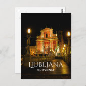 Ljubljana, Slovenië Briefkaart (Voorkant / Achterkant)