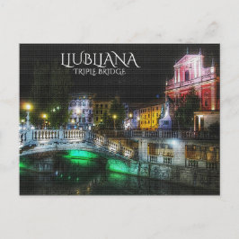 Ljubljana, Slovenië Briefkaart