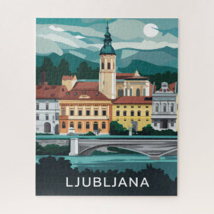 Ljubljana, Slovenië Legpuzzel