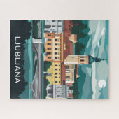 Ljubljana, Slovenië Legpuzzel (Horizontaal)