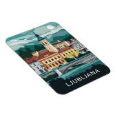 Ljubljana, Slovenië Magneet (Rechterzijde)