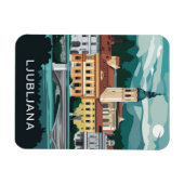 Ljubljana, Slovenië Magneet (Horizontaal)