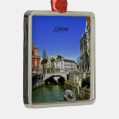 Ljubljana, Slovenië Metalen Ornament (Rechts)