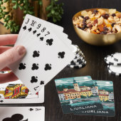Ljubljana, Slovenië Pokerkaarten (Insitu)