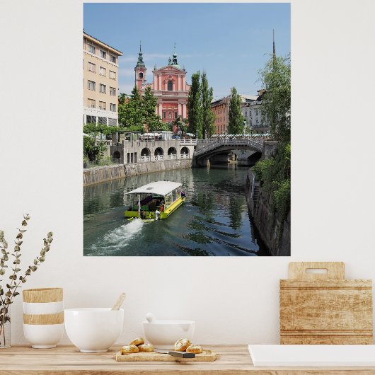 Ljubljana Slovenië Poster (Keuken)