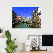 Ljubljana, Slovenië Poster (Thuiskantoor)