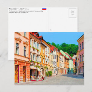 Ljubljana, Slovenië Reisansichtkaart Briefkaart