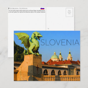 Ljubljana, Slovenië Reisansichtkaart Briefkaart