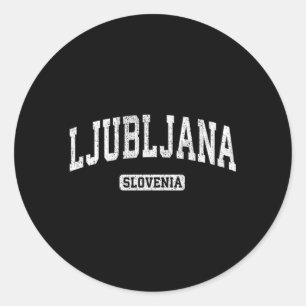 Ljubljana Slovenië Sport Ronde Sticker