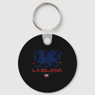 Ljubljana Slovenië Stad Van Draken Patriottische D Sleutelhanger