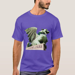 Ljubljana Stad van Draken familie T-shirt
