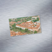 Ljubljana van bovenaf magnetisch visitekaartje (Voorbeeld)