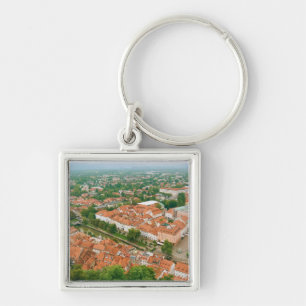 Ljubljana van bovenaf sleutelhanger