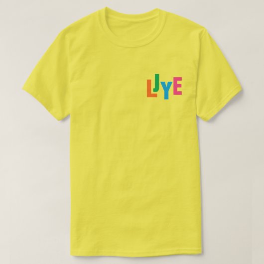 LJYE 2-zijdig T-shirt (Design voorkant)