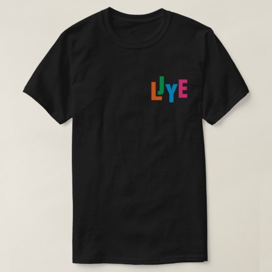 LJYE 2-zijdig T-shirt (Design voorkant)