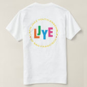 LJYE 2-zijdig T-shirt (Design achterkant)