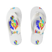 LK Kinder Logo Teenslippers – Step Bold, Step Kind (Voetbed)