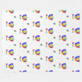 LK Logo babydeken – Comfort dat inspireert Fleece Deken (Voorkant (Horizontaal))