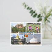 LK Sigirija - Golden Temple - Dambulla - Stupa Briefkaart (Staand voorkant)