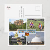 LK Sigirija - Golden Temple - Dambulla - Stupa Briefkaart (Voorkant / Achterkant)