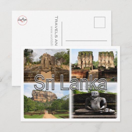 LK Sri Lanka - Briefkaart (Voorkant / Achterkant)