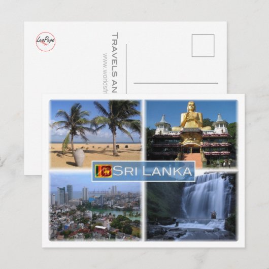 LK Sri Lanka - Briefkaart (Voorkant / Achterkant)
