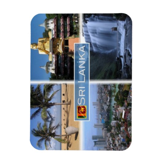 LK Sri Lanka - Magneet (Verticaal)